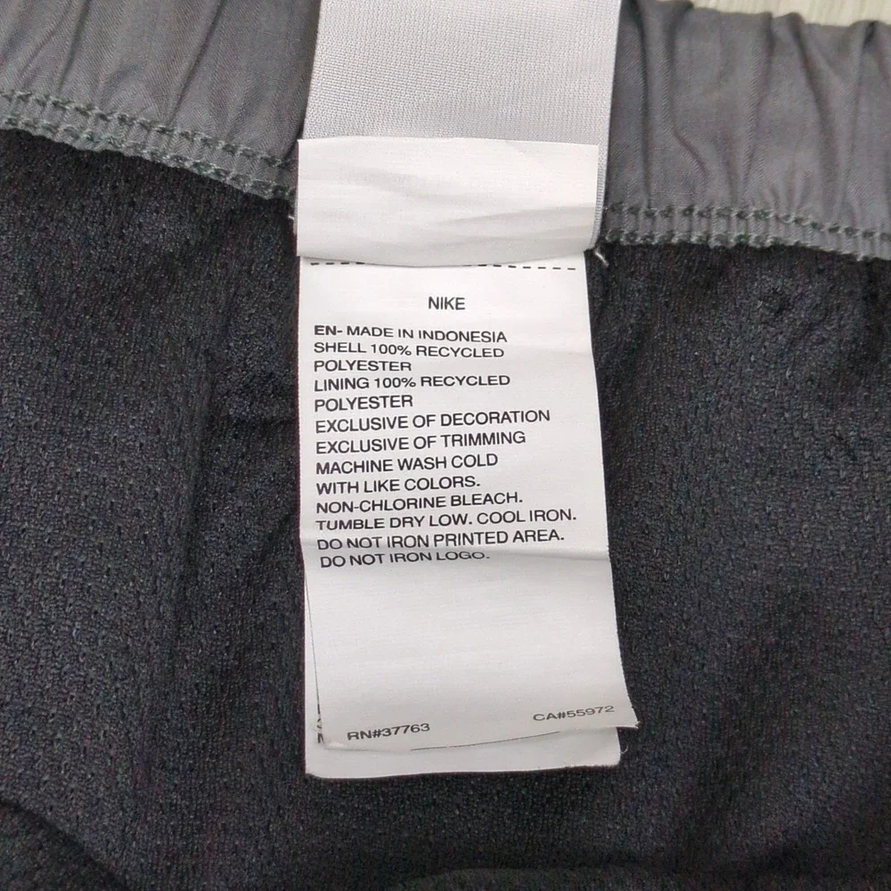 Nike Cargo Swim Shorts Mens Small Gray 6.5
